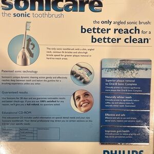 Philips SONICARE E7800 Blue Electric Toothbrush ORIG $130+! NEW a DESIGNER DEAL